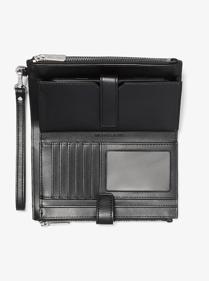 Michael Kors Jet Set Logo Smartphone Wallet Black