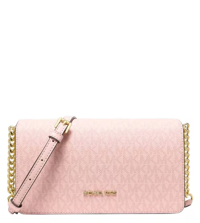 Michael Kors Light Pink Jet Set Medium Crossbody Bag