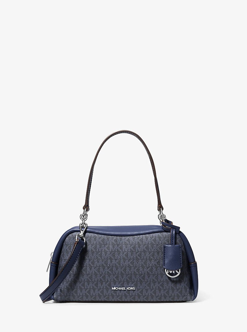 Michael Kors Cecily Small Signature Logo Shoulder Bag Admiral