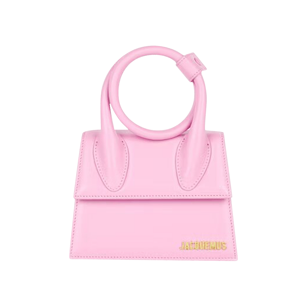Jacquemus Le Chiquito Noued Coiled Handbag Light Pink