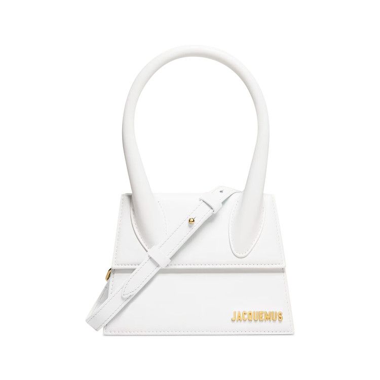 Jacquemus The medium Chiquito Leather handbag White