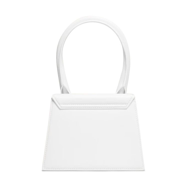 Jacquemus The medium Chiquito Leather handbag White