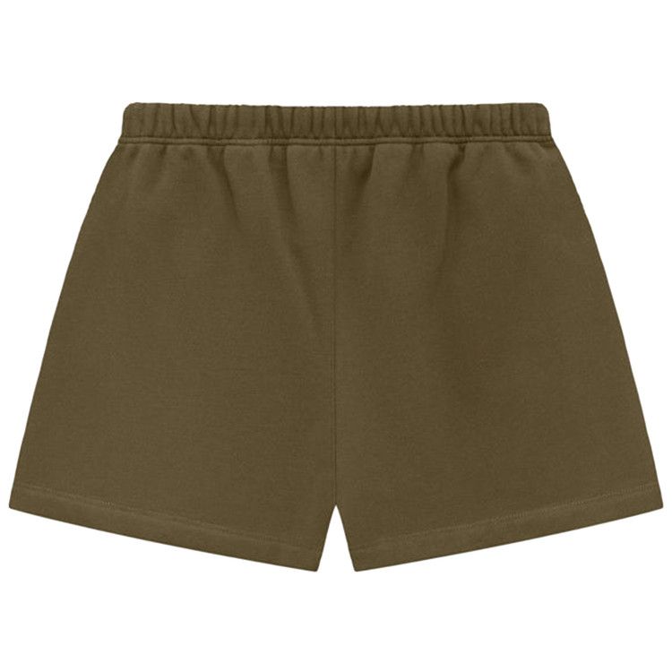 Fear of God Essentials Fleece Soccer Shorts Olive