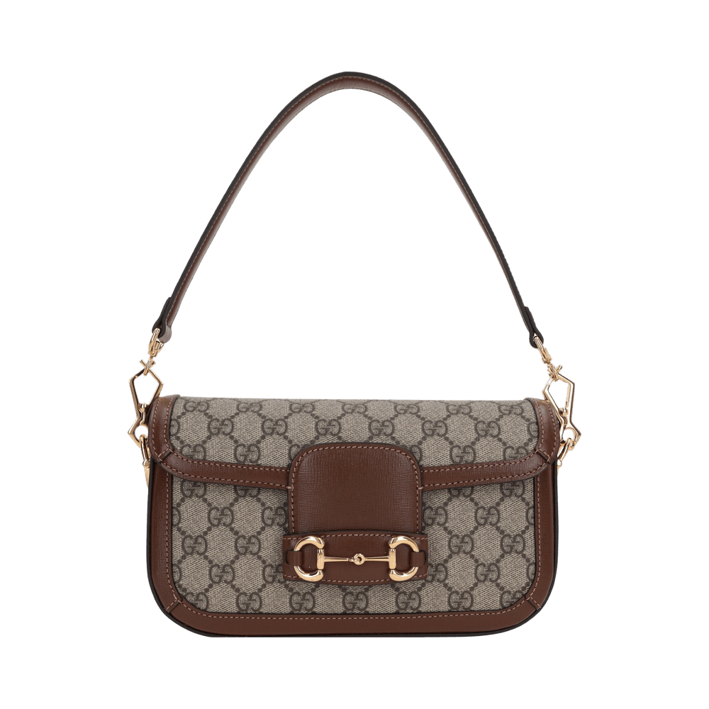 Gucci Horsebit 1955 Shoulder Bag Beige/Ebony