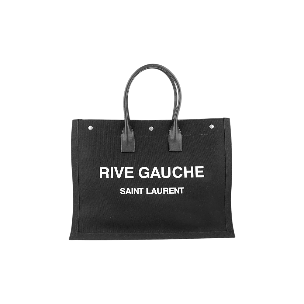 Saint Laurent Rive Gauche Tote Bag Black/White