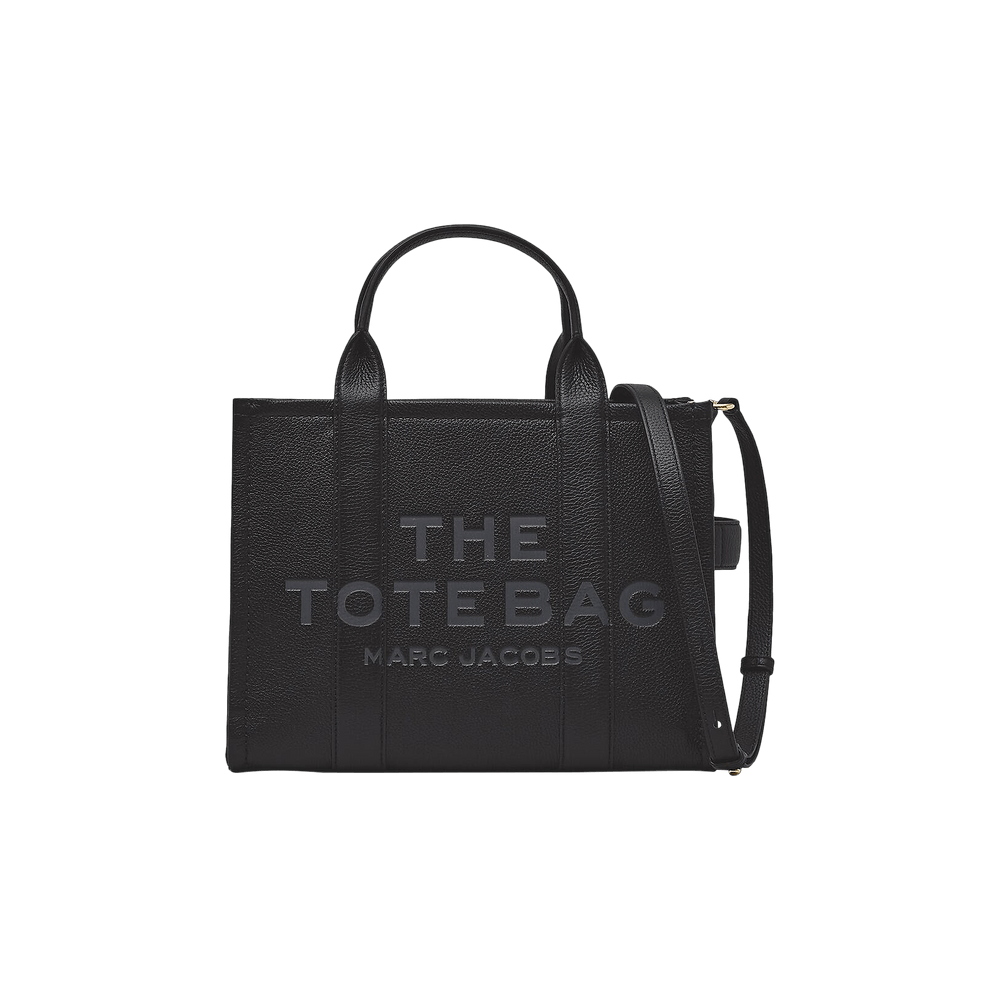 Marc Jacobs The Leather Tote Bag Medium Black