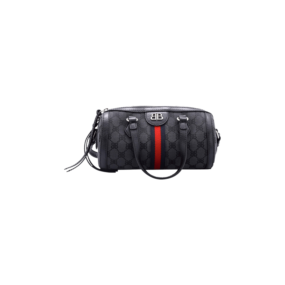Gucci x Balenciaga The Hacker Project Small Boston Bag Black