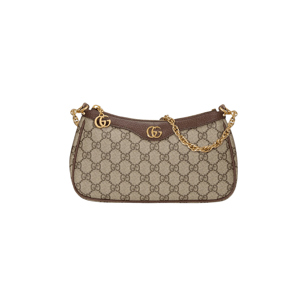 Gucci Ophidia Handbag Small Gg Supreme Beige/Ebony