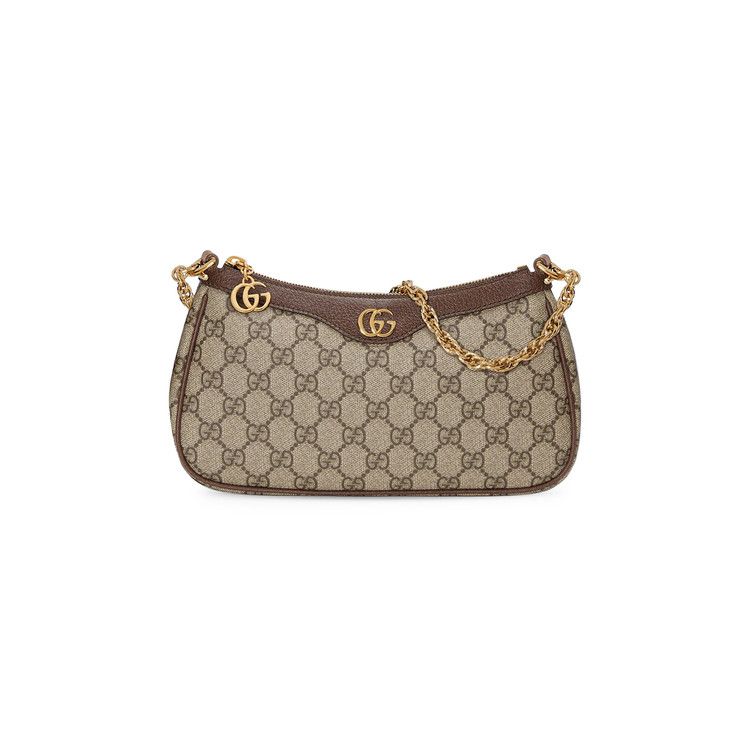Gucci Ophidia Handbag Small Gg Supreme Beige/Ebony