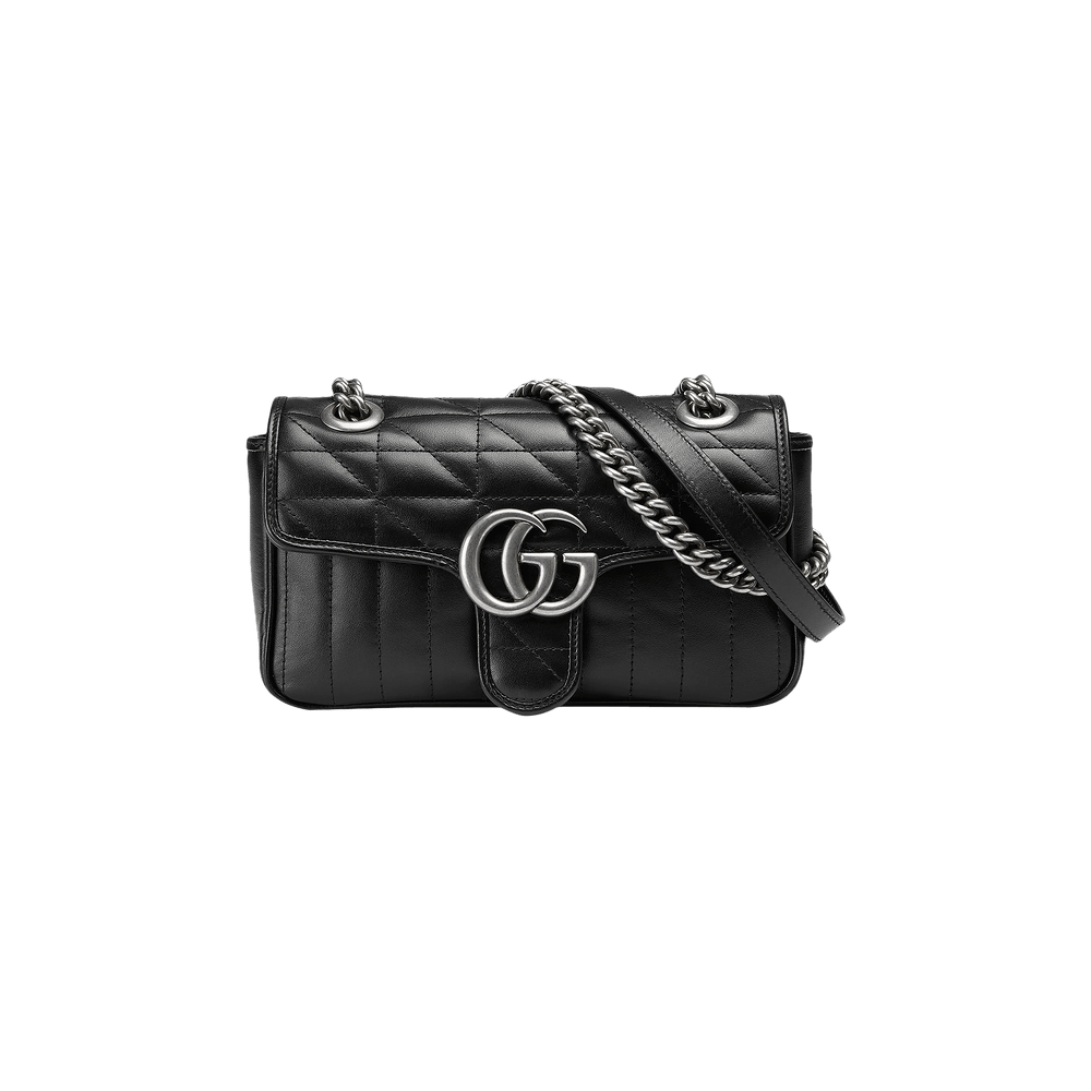 Gucci Gg Marmont Mini Shoulder Bag Black