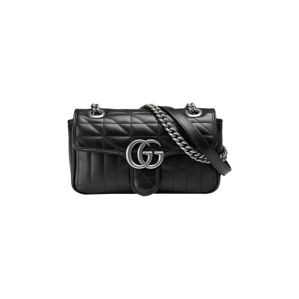 Gucci Gg Marmont Mini Shoulder Bag Black