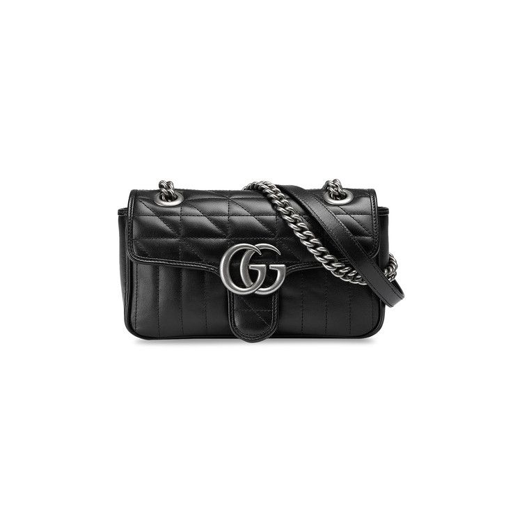 Gucci Gg Marmont Mini Shoulder Bag Black