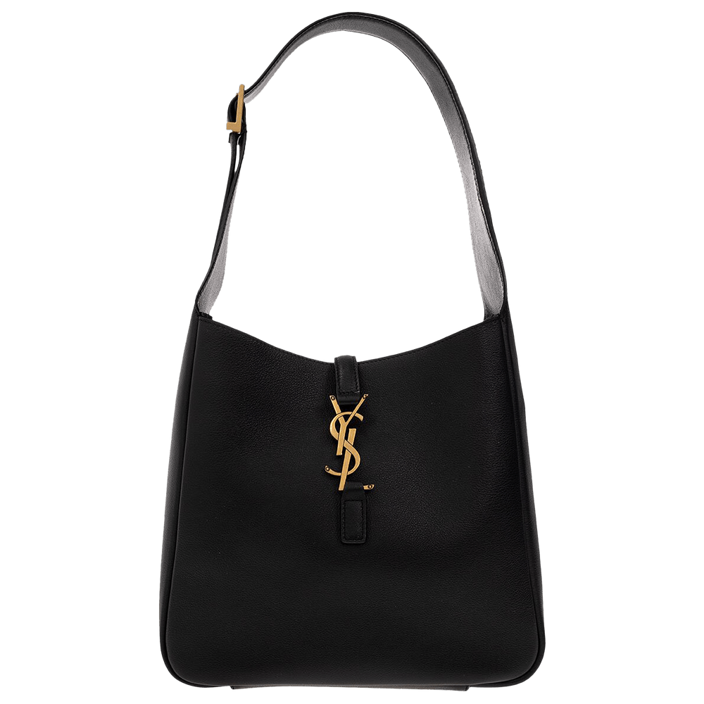 Saint Laurent Le 5 A 7 Supple Hobo Bag Black