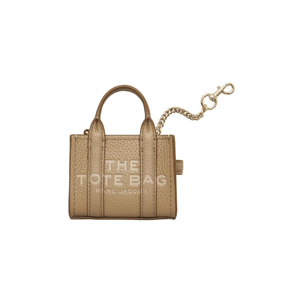 Marc Jacobs The Nano Tote Charm Bag Camel