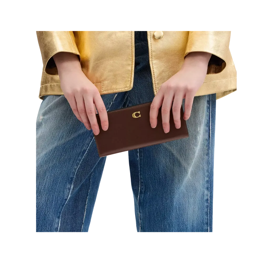Coach Essential Slim Wallet Brass