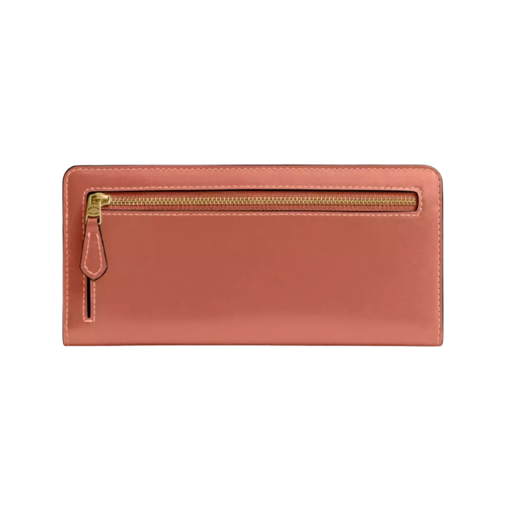Coach Essential Slim Wallet Dark Peach