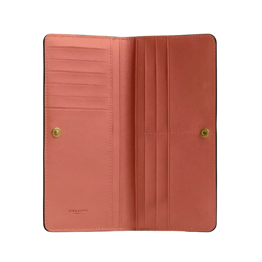 Coach Essential Slim Wallet Dark Peach