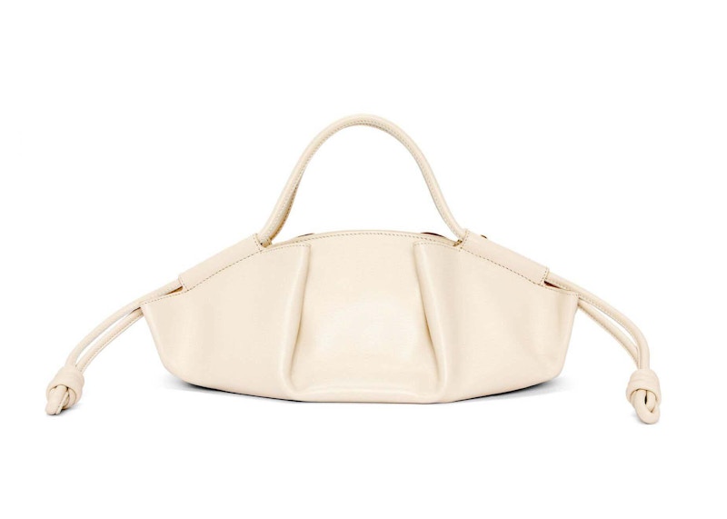 Loewe Small Paseo Bag In Shiny Nappa Calfskin Angora