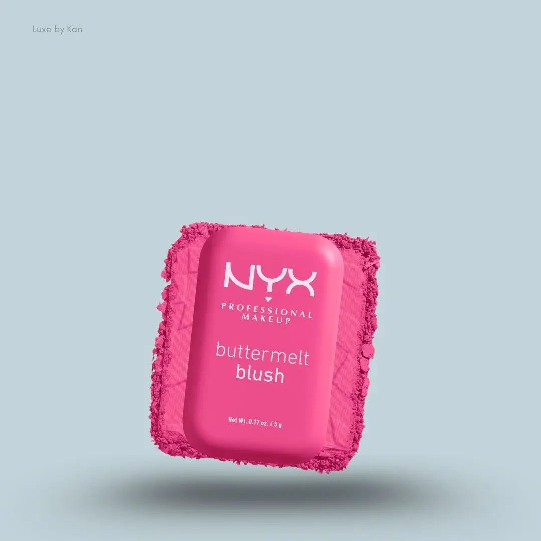 NYX Professional Makeup Buttermelt Powder Blush up to 12H Wear- Butta with time