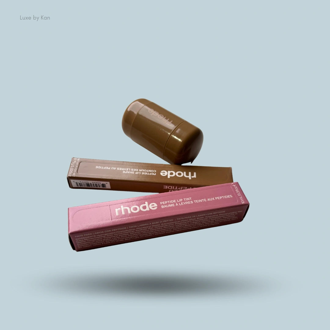 Rhode Pink Blush + Lip Trio Set