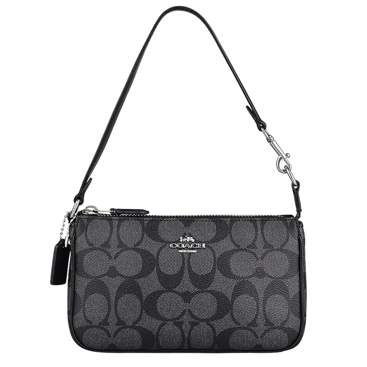 Coach Nolita 19 In Signature Canvas - Graphite/Black