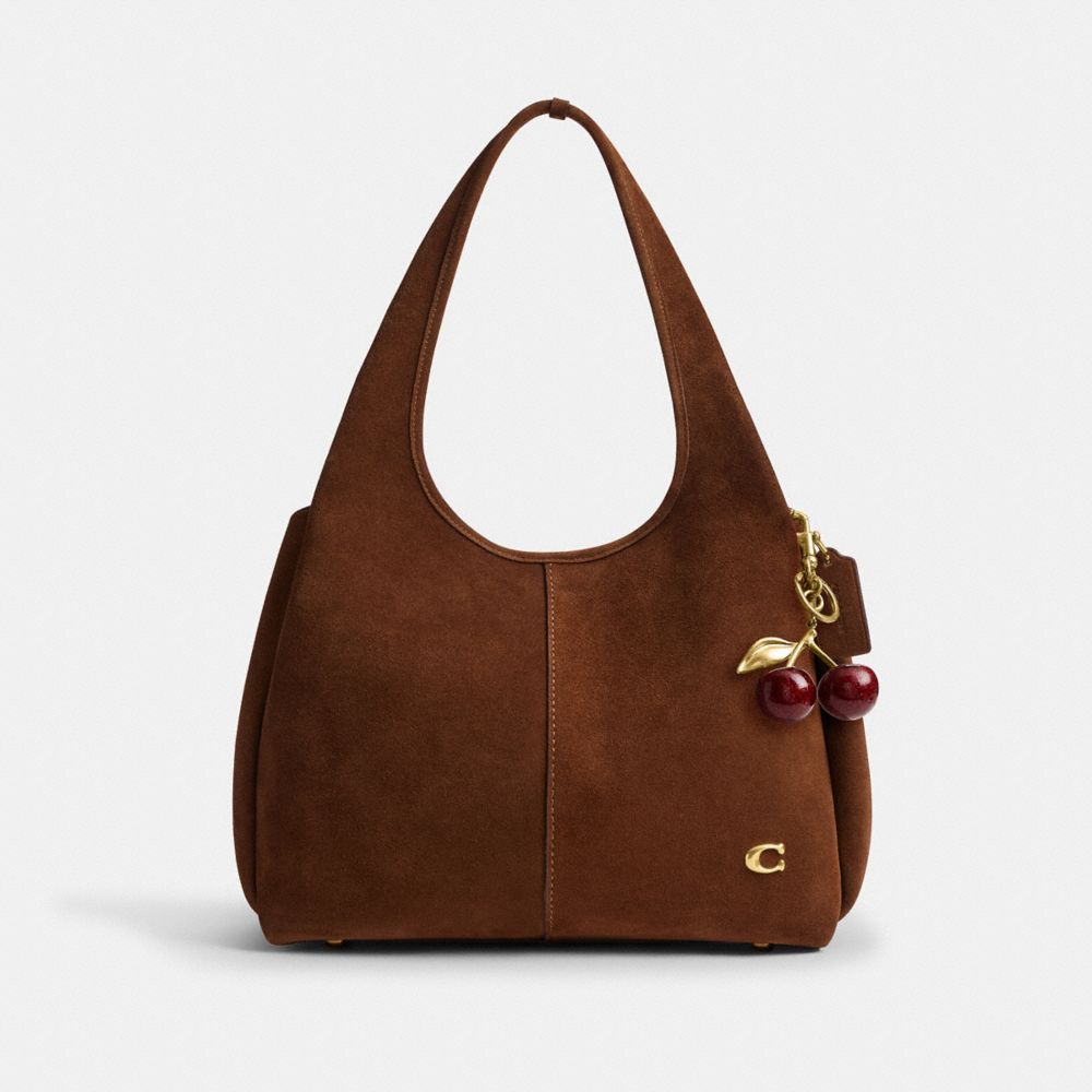 Coach Lana Shoulder Bag Brass Warm Brown