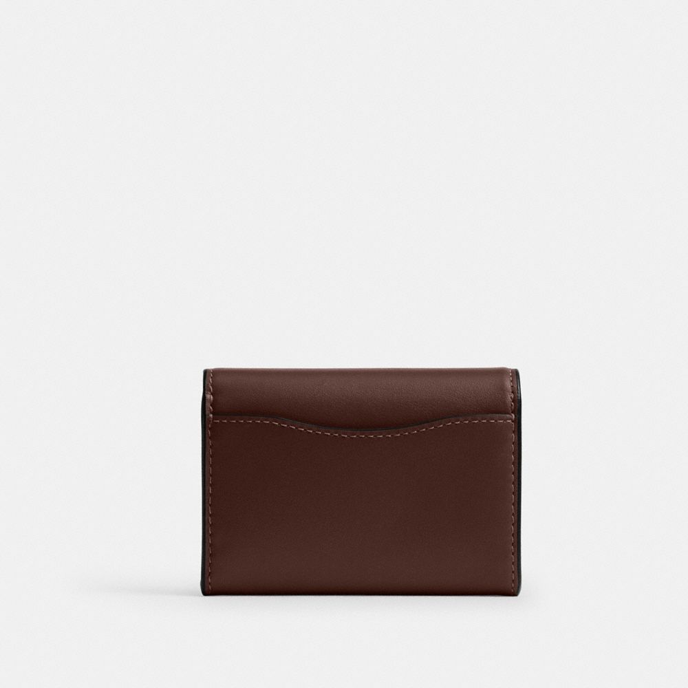 Coach Essential Flap Card Case Brass Maple