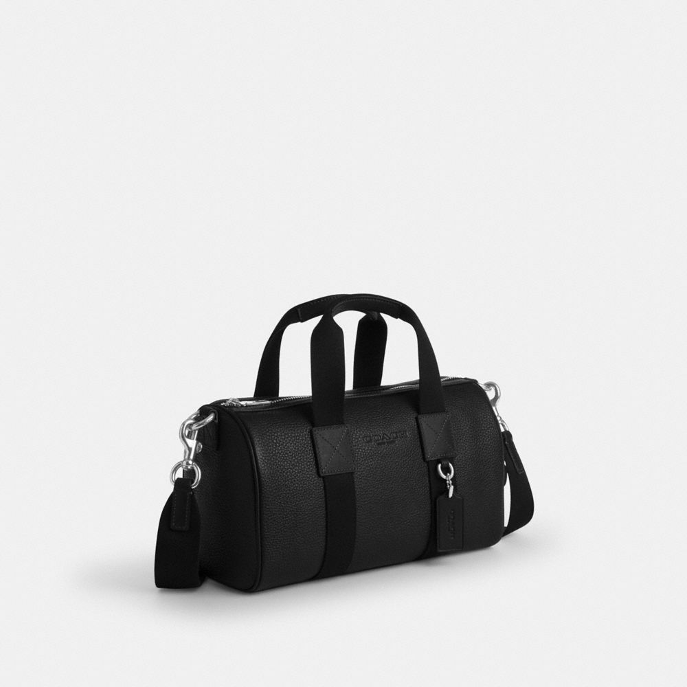 Coach Explorer Duffle Bag 28 Silver Black