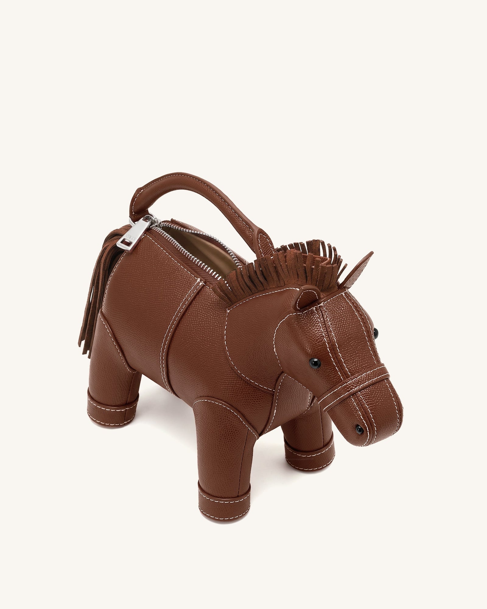 Jw Pei Harper Horse Top Handle Bag Brown