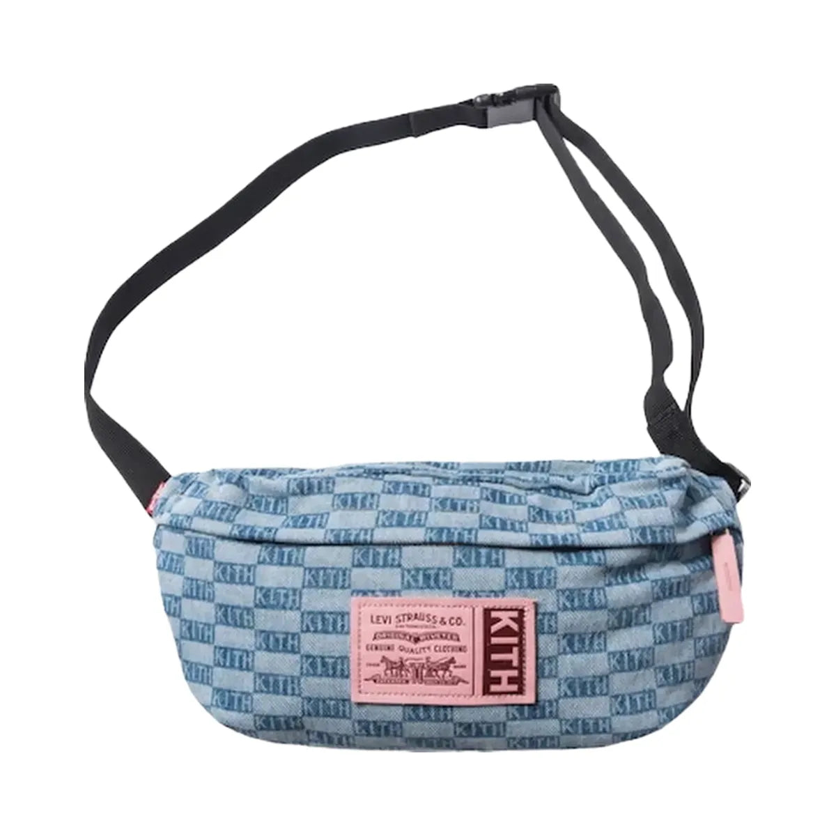 Kith x Levi'S Salt Bleach Aop Crossbody Bag Light Blue