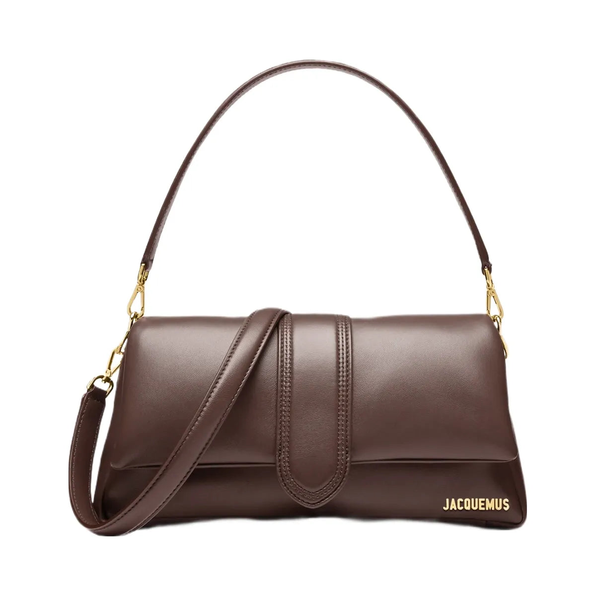 Jacquemus The Bambimou Soft Padded Leather Bag Medium Brown