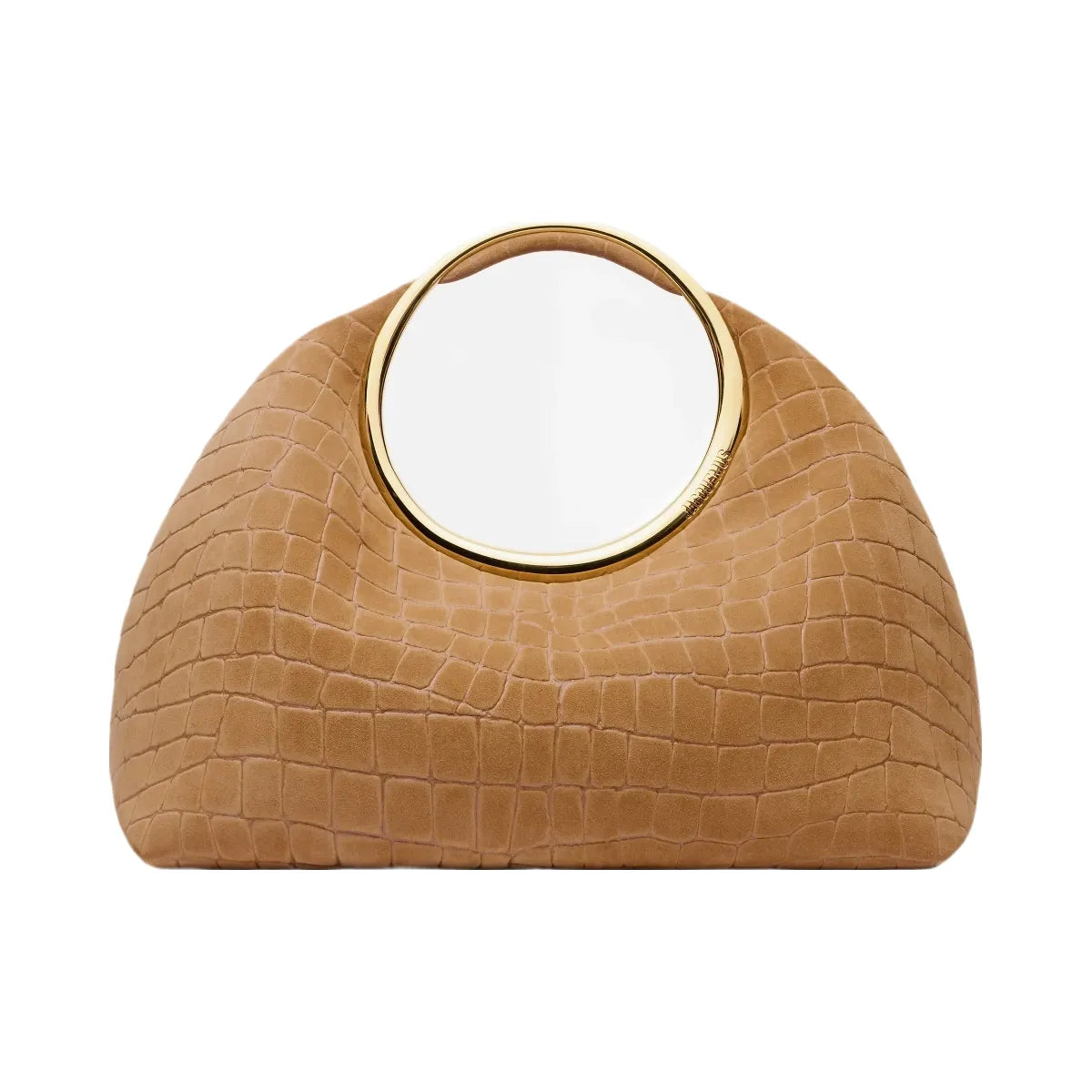 Jacquemus The Calinou Ring Handbag Camel