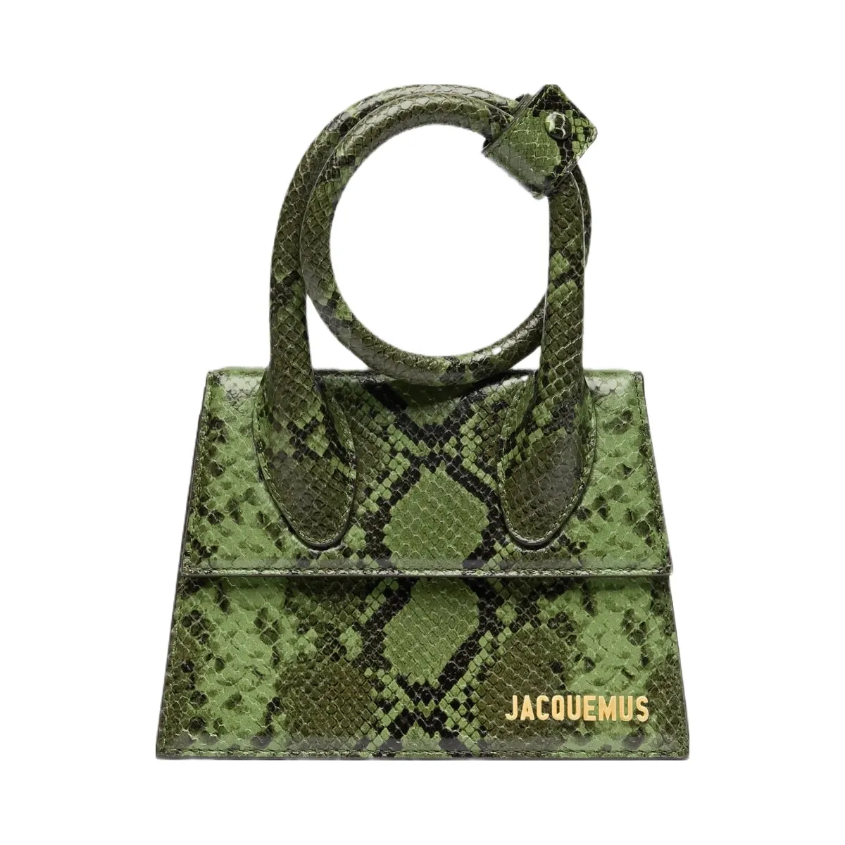 Jacquemus The Knot Chiquito Coiled Handbag Green