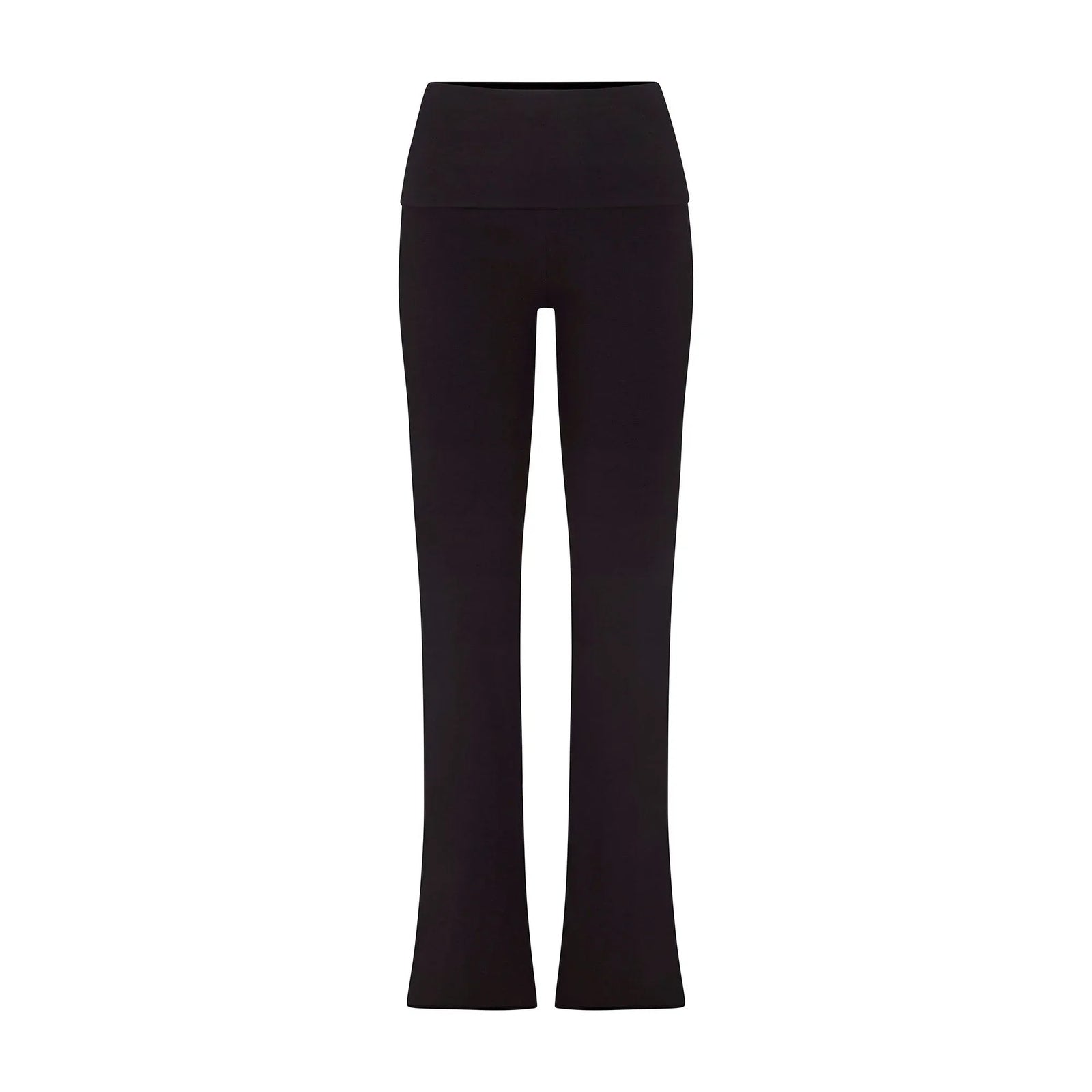Skims Cotton Jersey Foldover Pant Soot