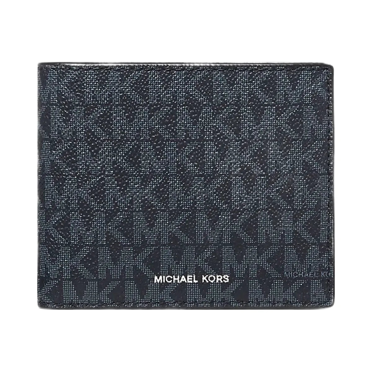 Michael Kors Cooper Logo Billfold Wallet With Coin Pouch Admrl-Plblue