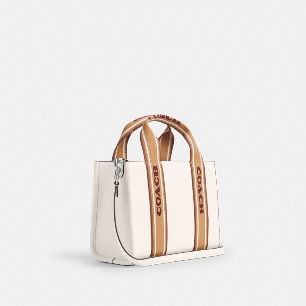 Coach Smith Tote Bag 24 Silver Chalk Multi