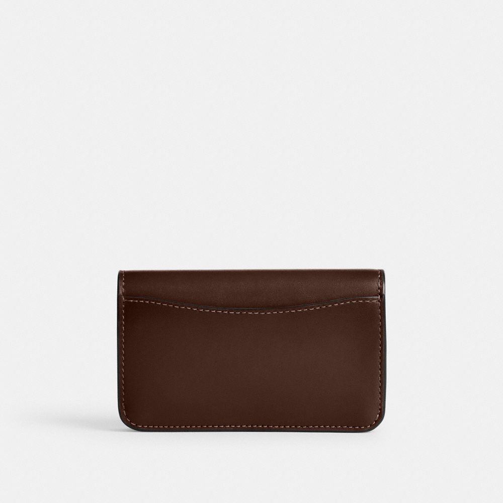 Coach Essential Slim Card Case Brass Maple
