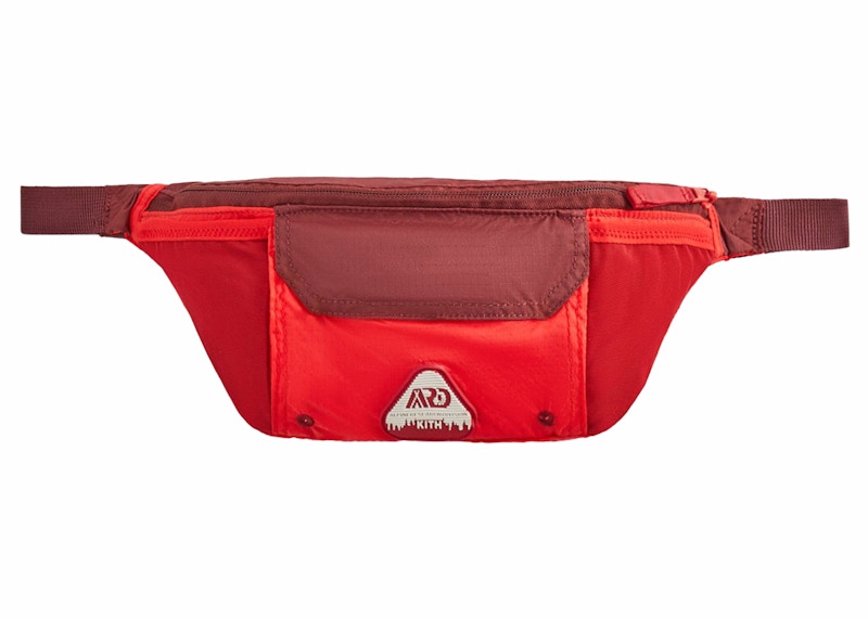 Kith x Columbia Hip Pack Bright Red