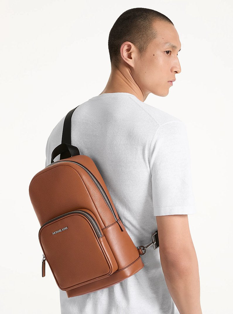 Michael Kors Cooper Pebbled Leather Sling Pack Luggage