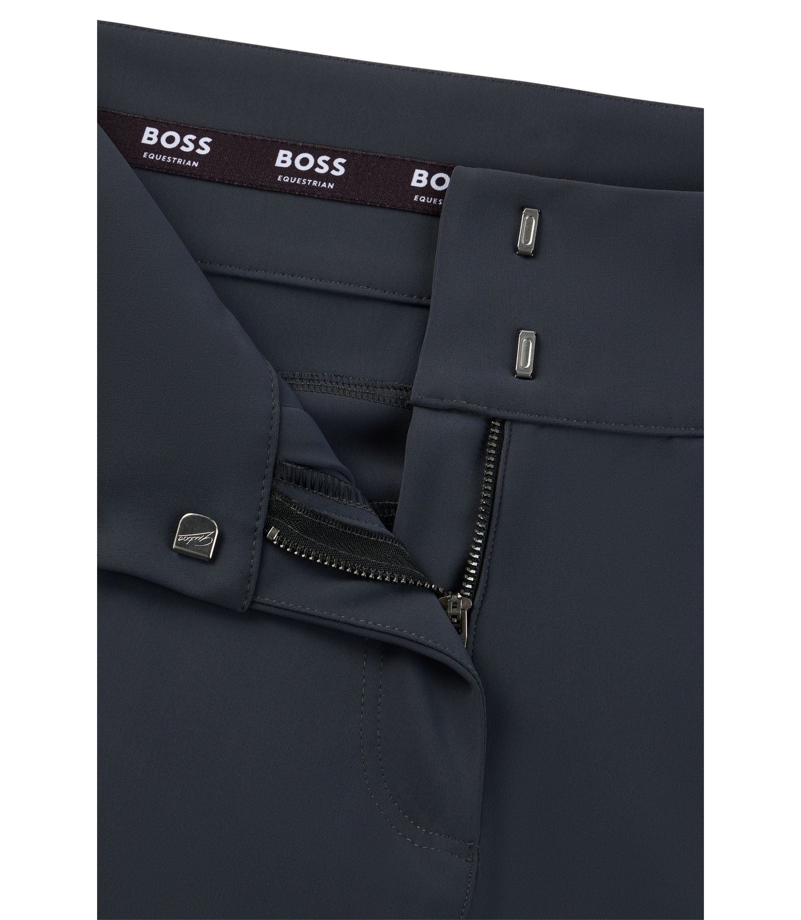 Boss Equestrian Knee Grip Breeches With High Waist Silver Women's