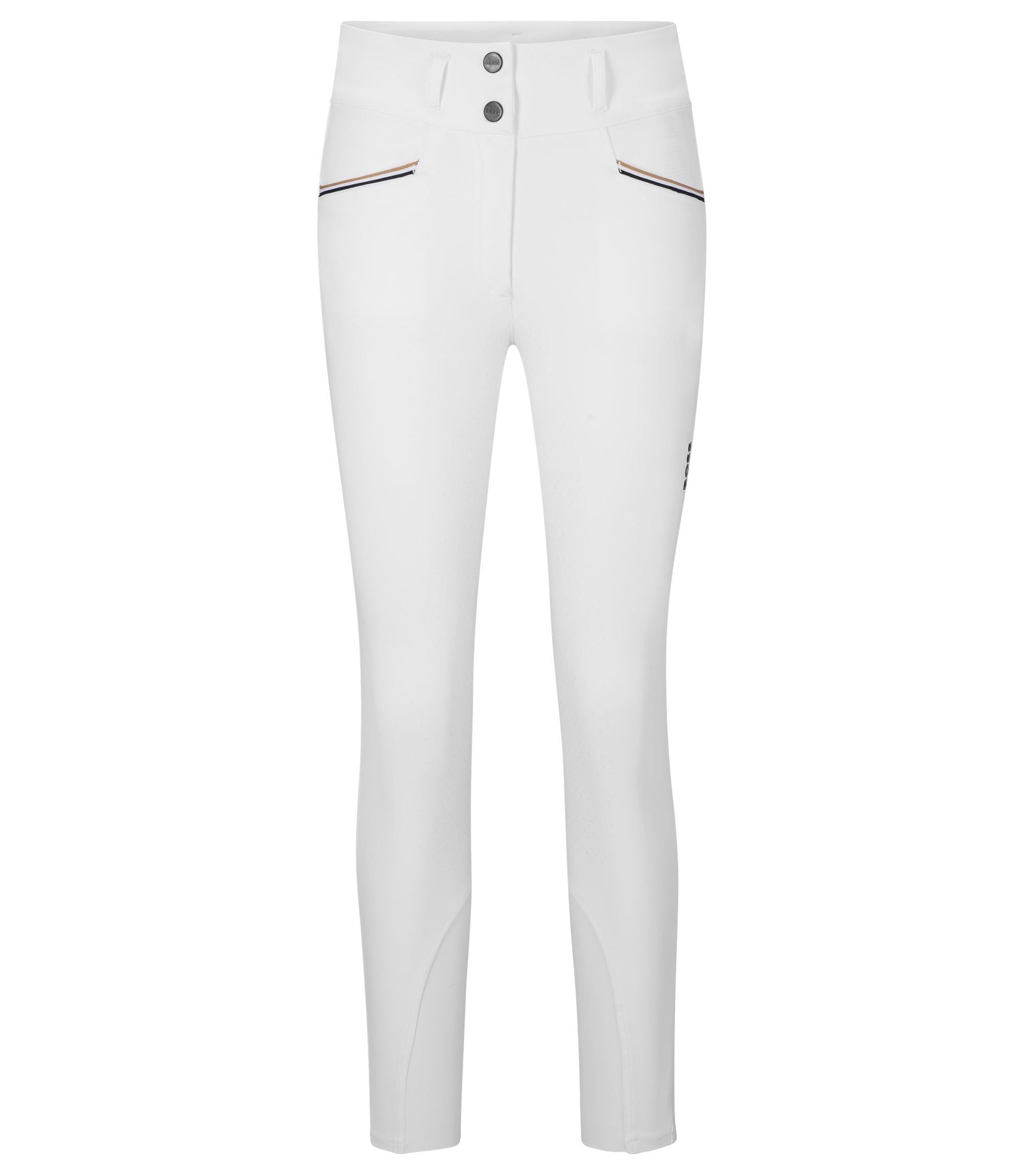 Boss Equestrian Full Grip Breeches In Power Stretch Material White Women's