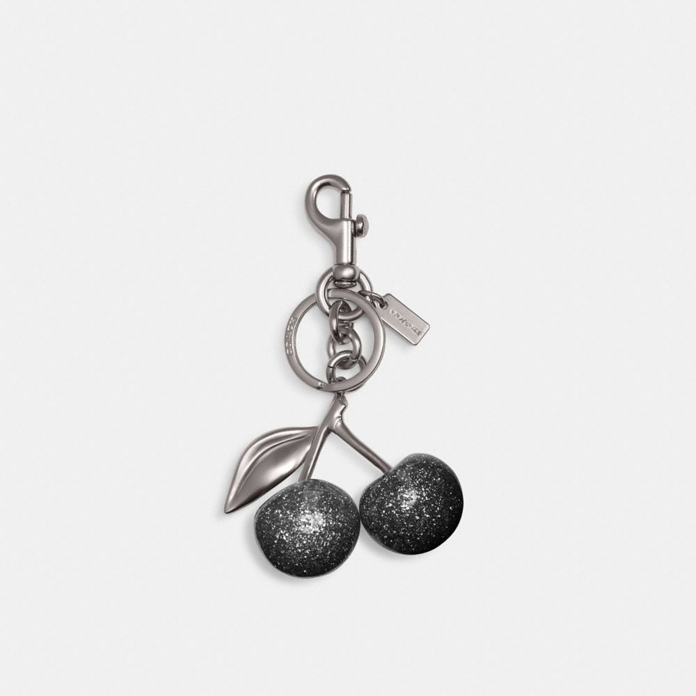Coach Cherry Bag Charm Silver Silver