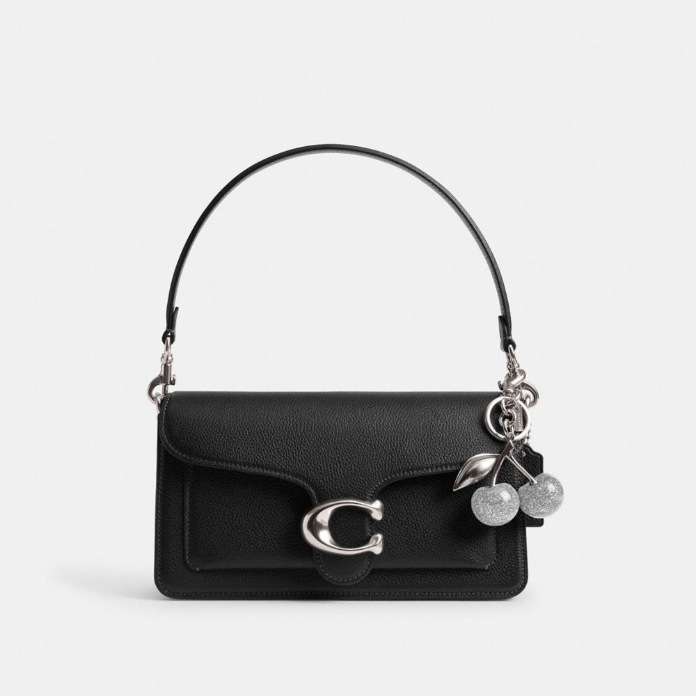 Coach Cherry Bag Charm Silver Silver