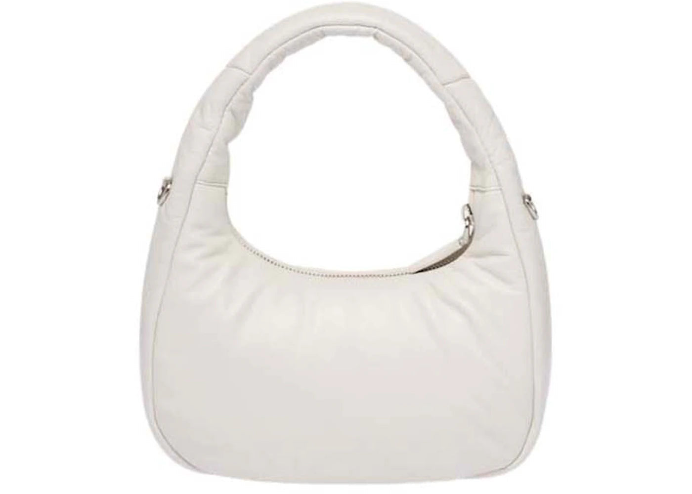 Prada Soft Padded Nappa-Leather Mini Bag White