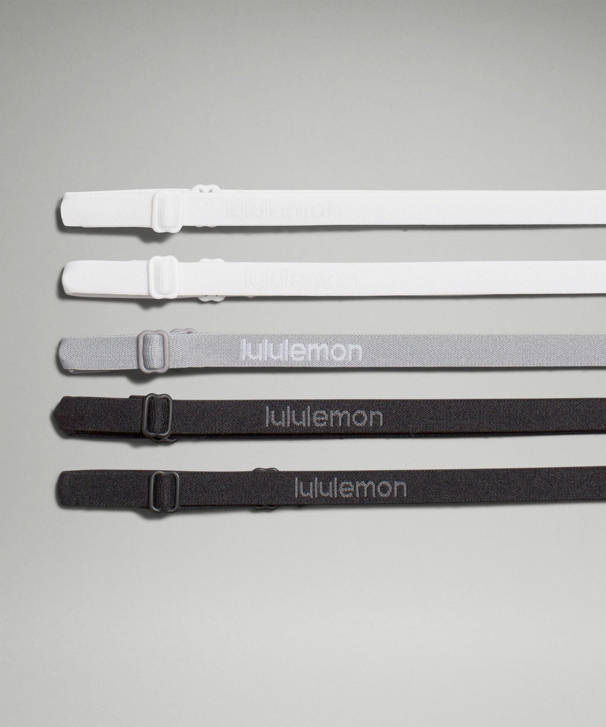 Lululemon Women's Skinny Adjustable Headbands *5 Pack