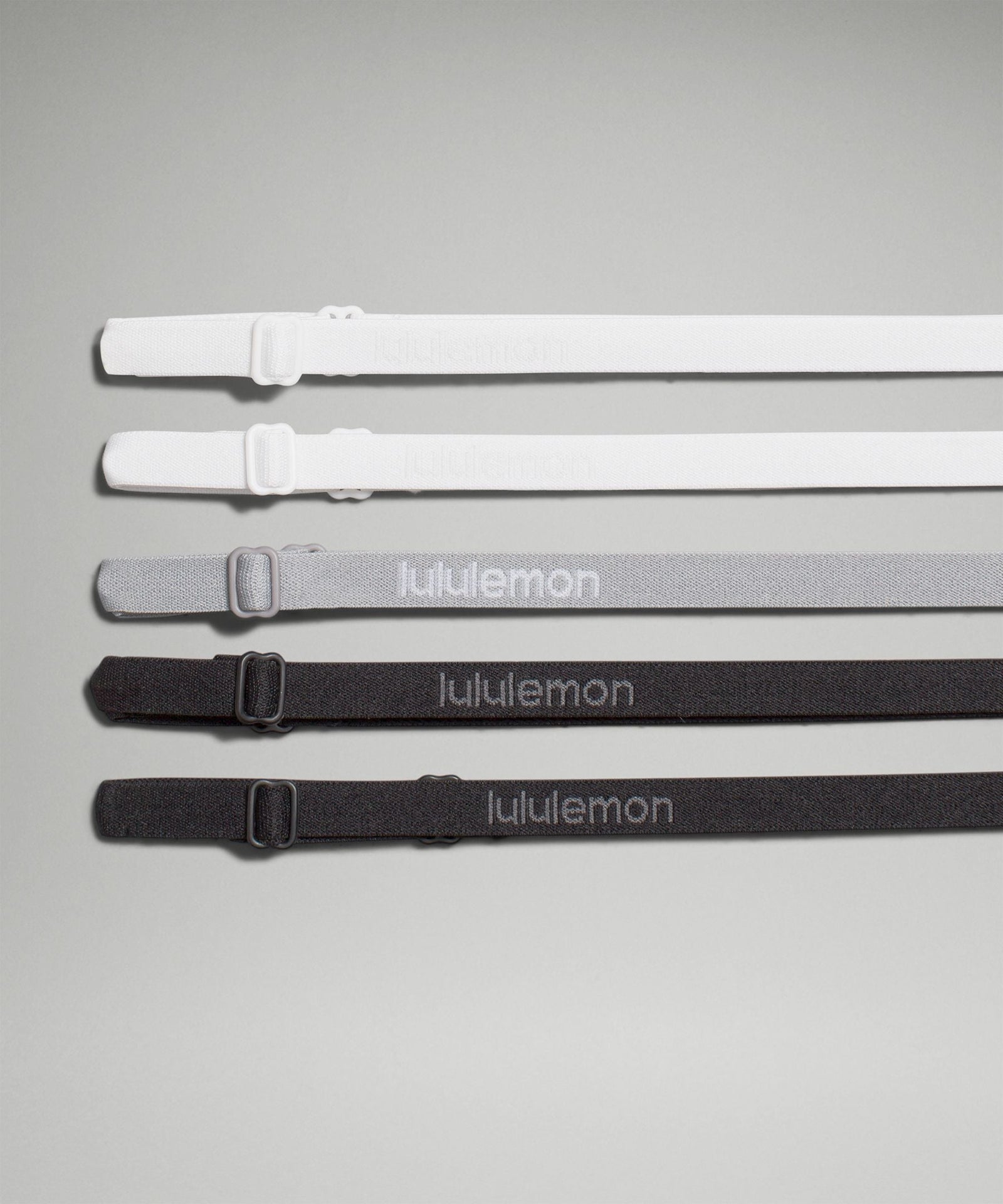Lululemon Women's Skinny Adjustable Headbands *5 Pack