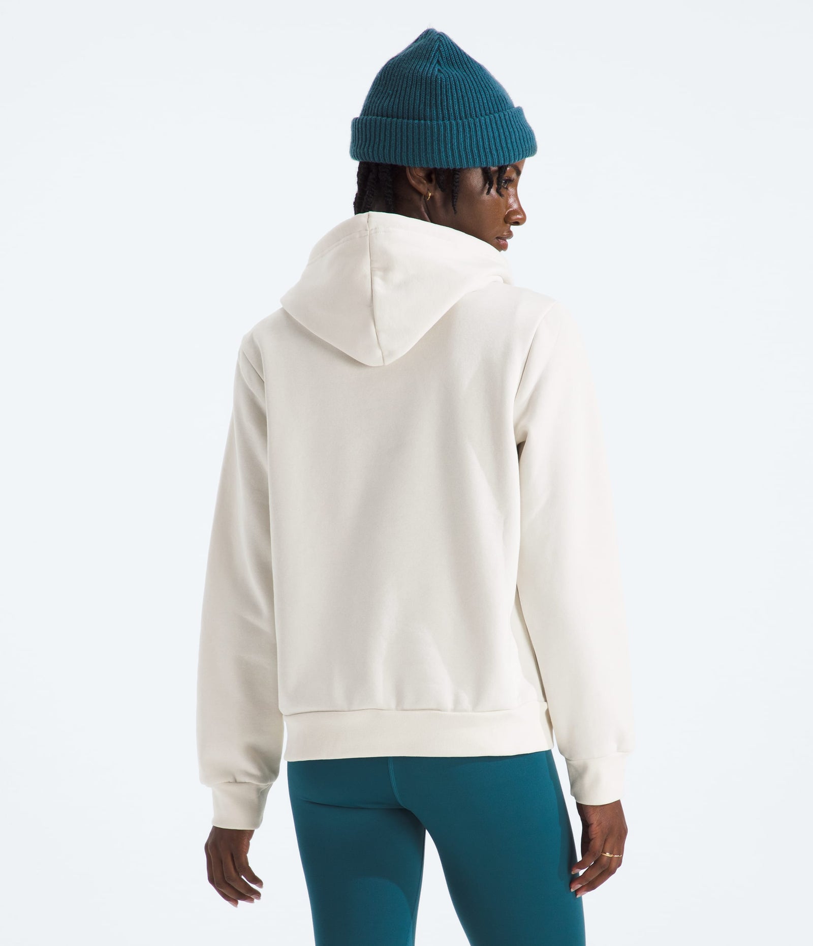The North Face Women’s Evolution Retro-Growth Hoodie—Graphic White Dune