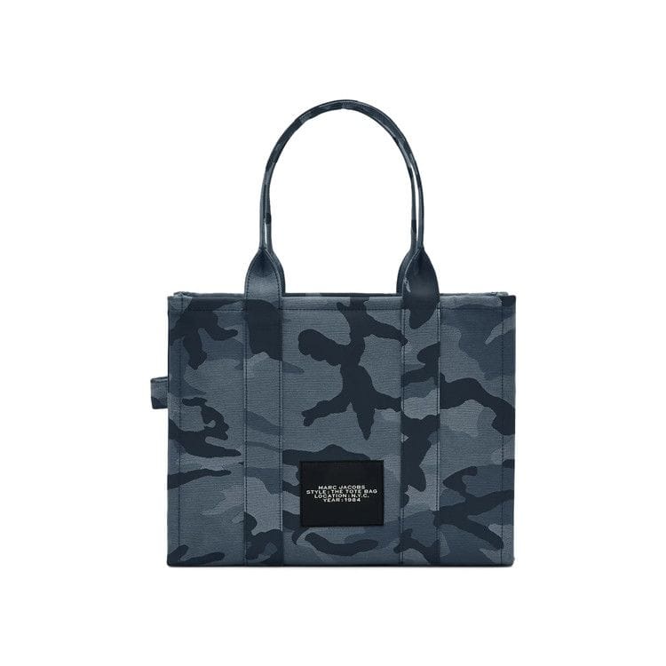 Marc Jacobs Large Camo Jacquard Tote Bag Blue/Multicolor