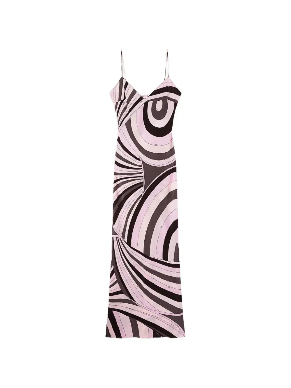 Iride-print maxi dress