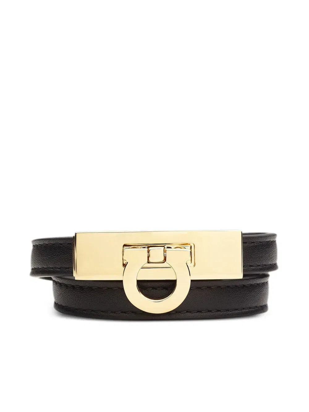 Gancini double twist bracelet